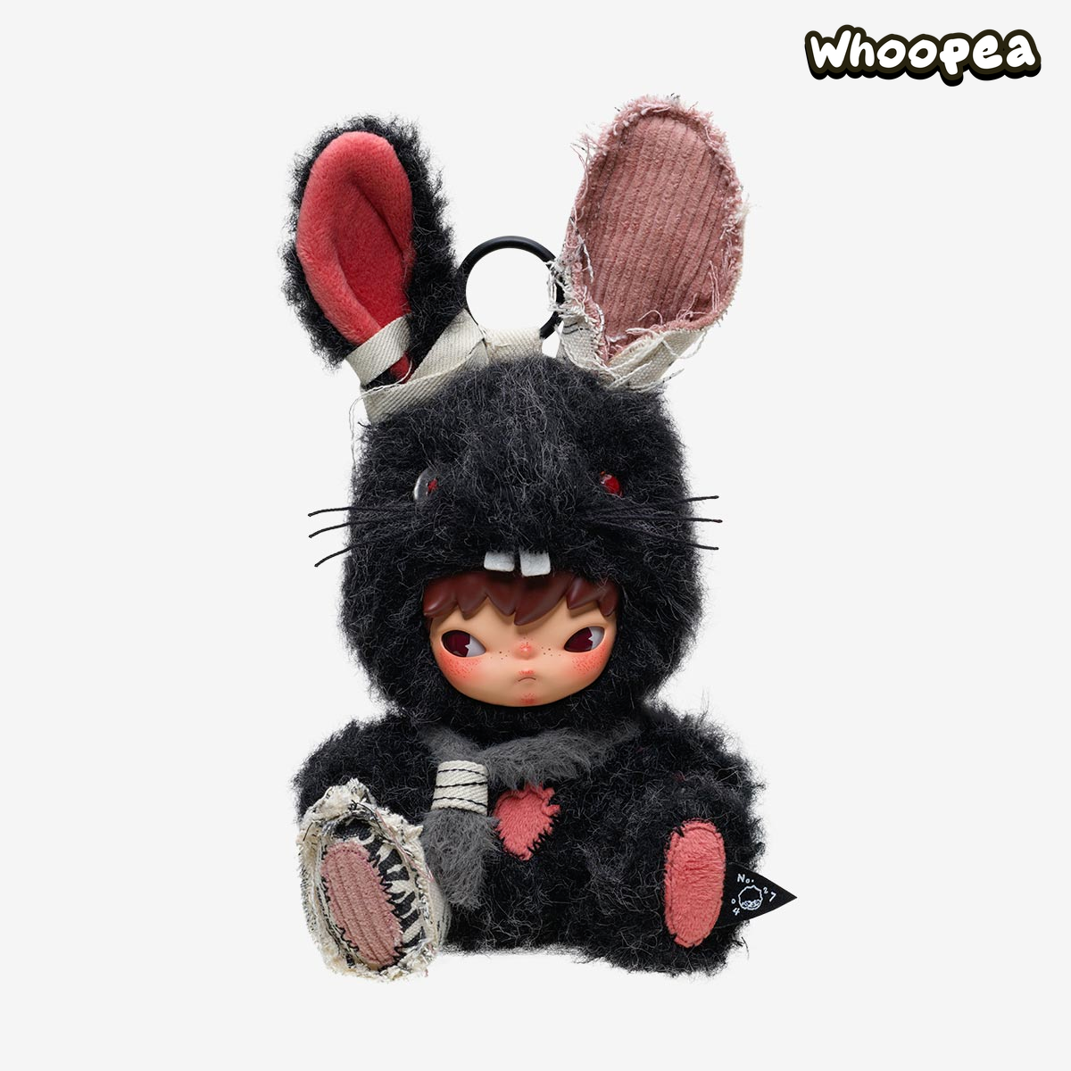 POP MART Hirono Little Hare Plush Doll Pendant – WHOOPEA POP MART Hirono Little Hare Plush Doll Pendant – WHOOPEA