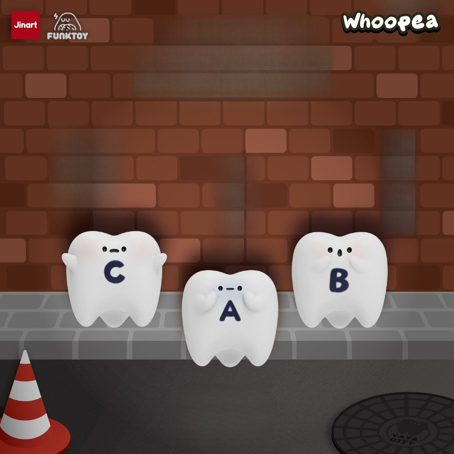 The Tooth Fairy 4 Detective Toothy Series Figure Blind Box