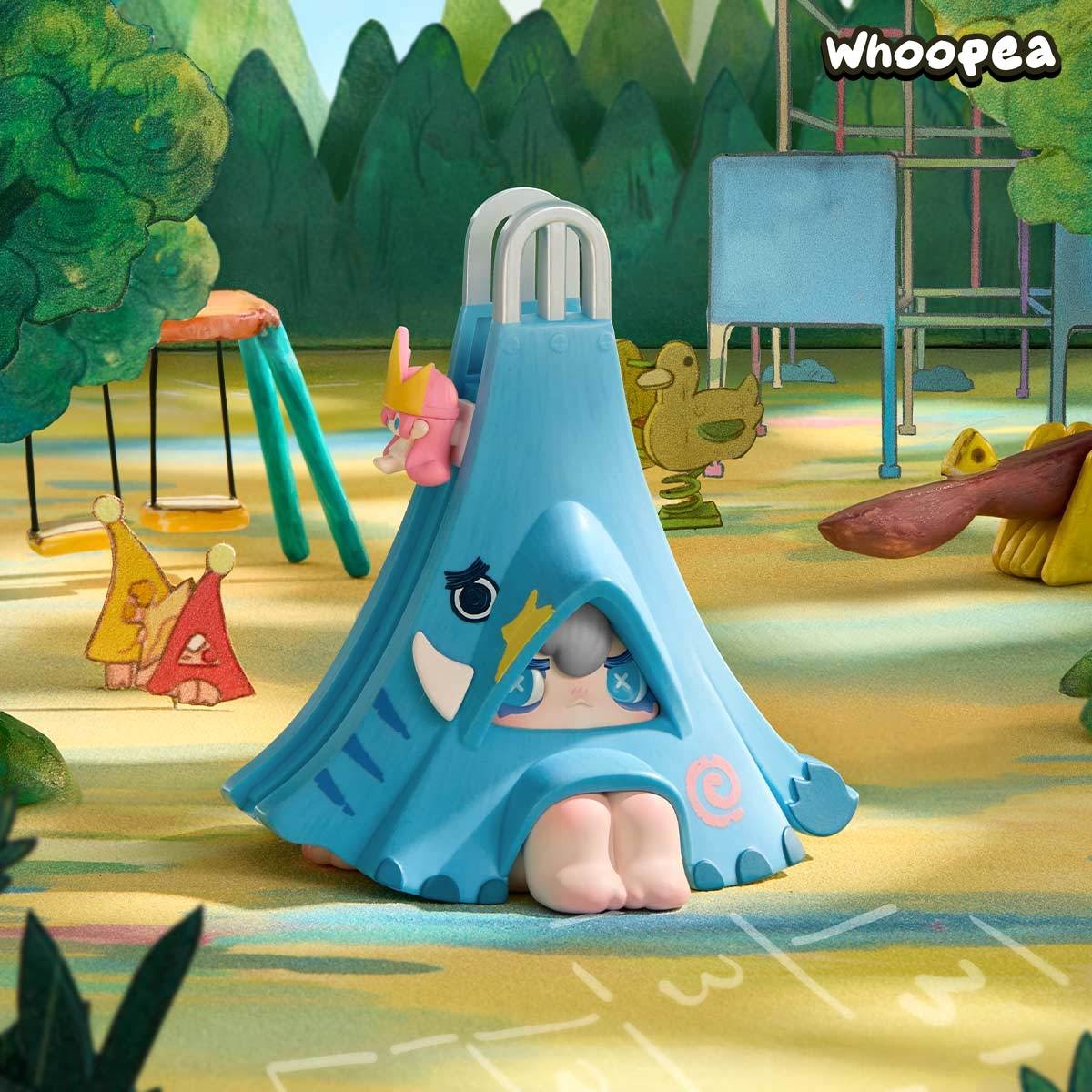 POP MART 1001MOONS Where’s the Elephant Slide Series Figures, Blind Box