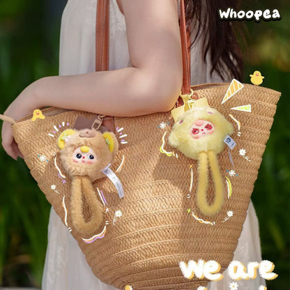 Baby Three Toddler Wrist Strap Plush Doll Charm Blind Box