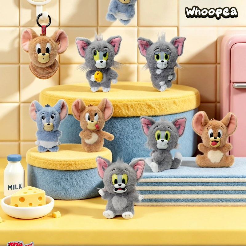 Tom and Jerry Weird Shapes Series Plush Pendant Blind Box  (PRE-ORDER)