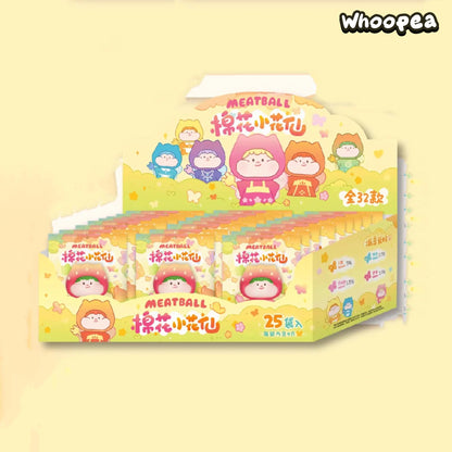 Meatball Cotton Fairy Mini Beans Series Figures, Blind Box