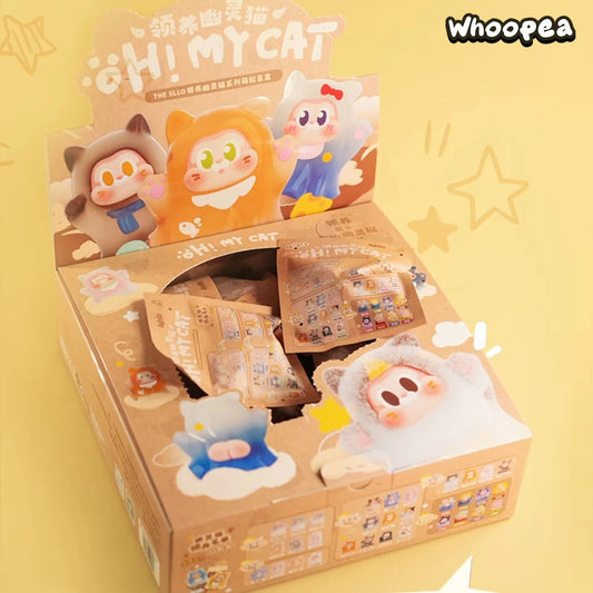 THE SLLO OH MY CAT Series Mini Beans Figures, Blind Bag