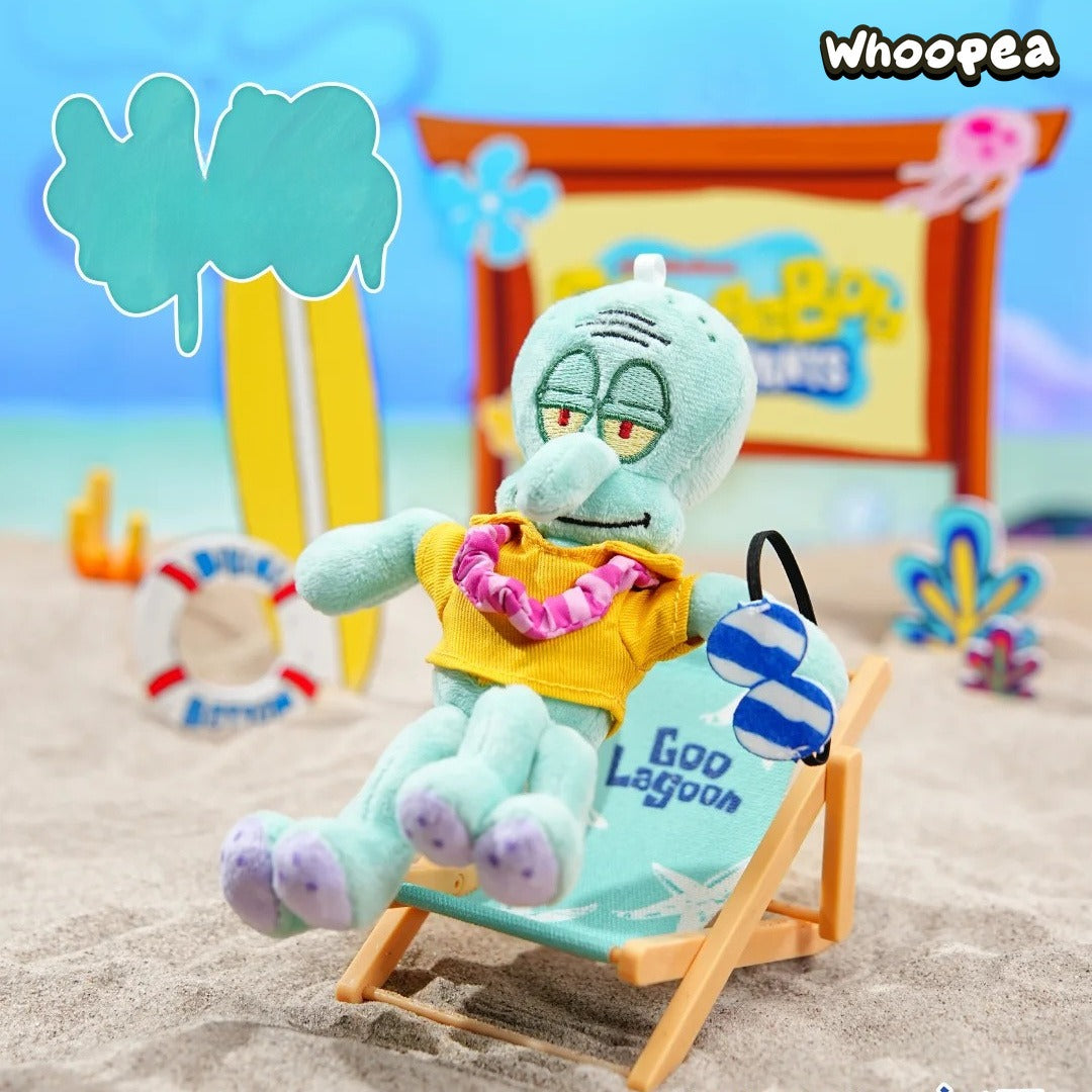 SpongeBob Bikini Bottom Beach Stall Series Action Plush Pendant Blind Box (PRE-ORDER)