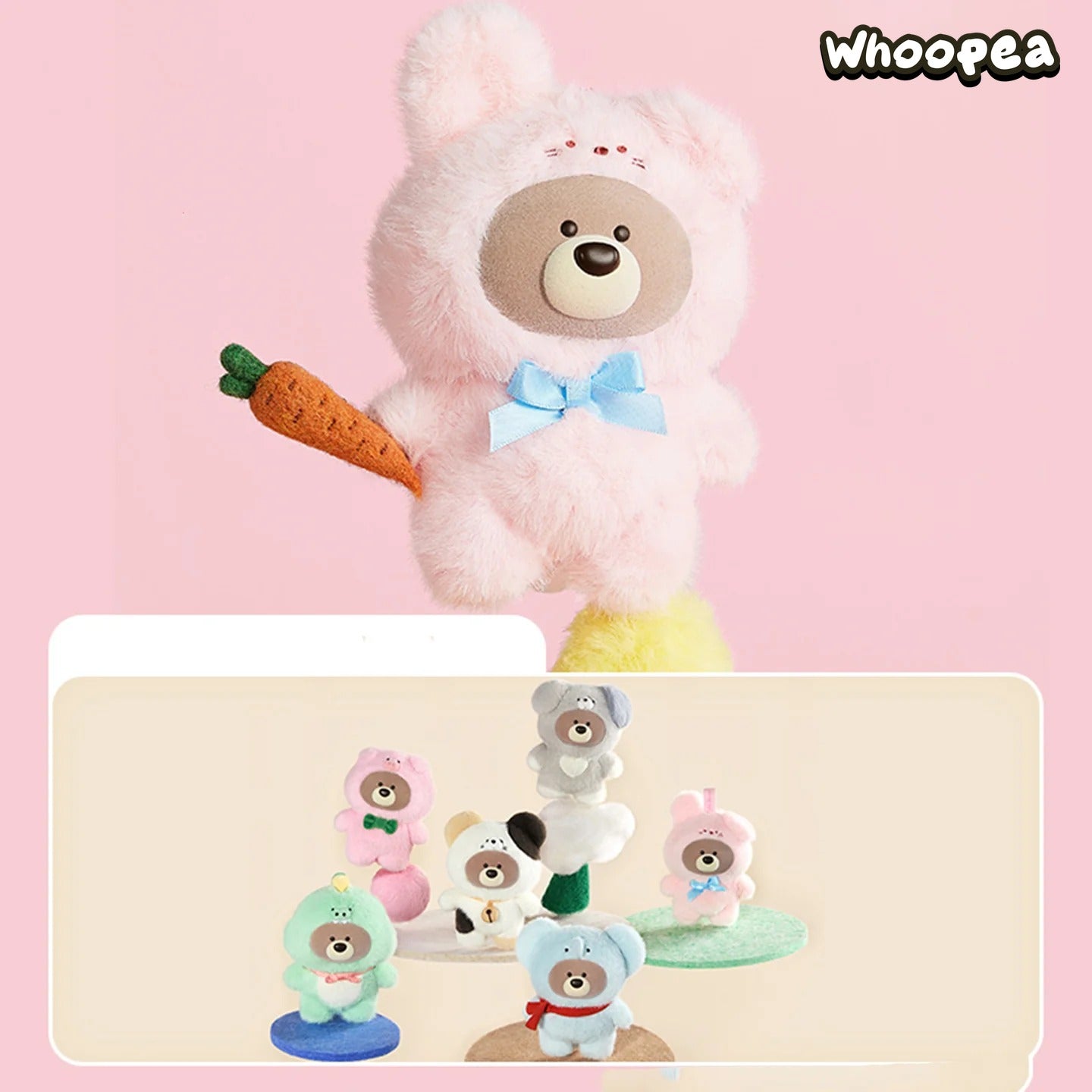 Gift Bear Animal Costume Series Plush Pendant Dolls