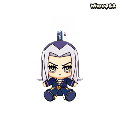 JoJo's Bizarre Adventure Golden Wind Series Chibi Sitting Plush Pendant Blind Box (PRE-ORDER)