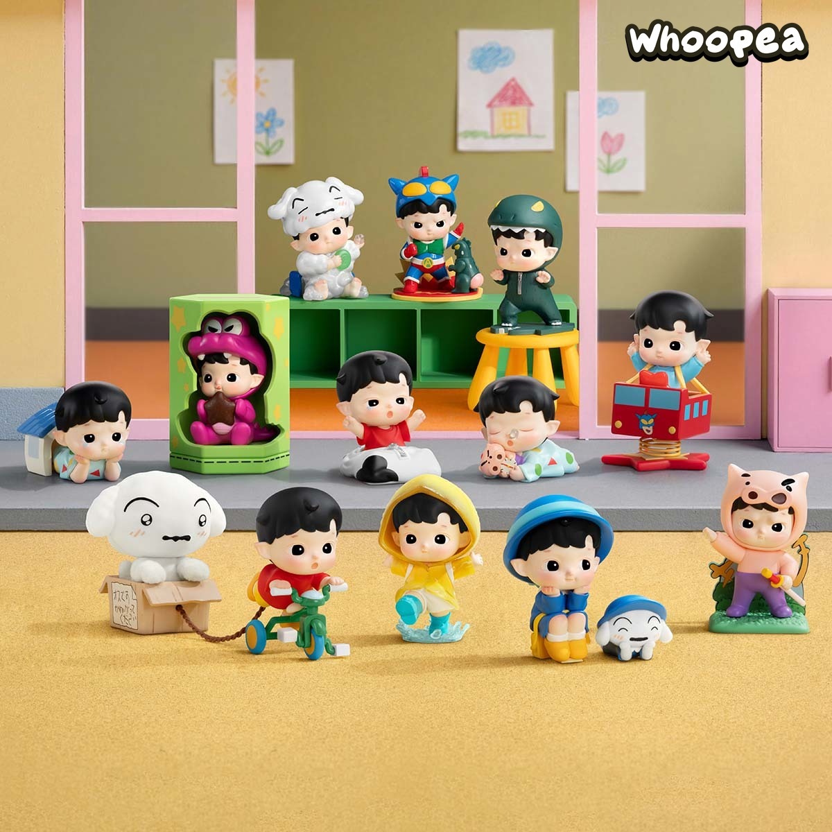 POP MART HACIPUPU x CRAYON SHINCHAN One Day in Kasukabe Series Figures (PRE-ORDER)