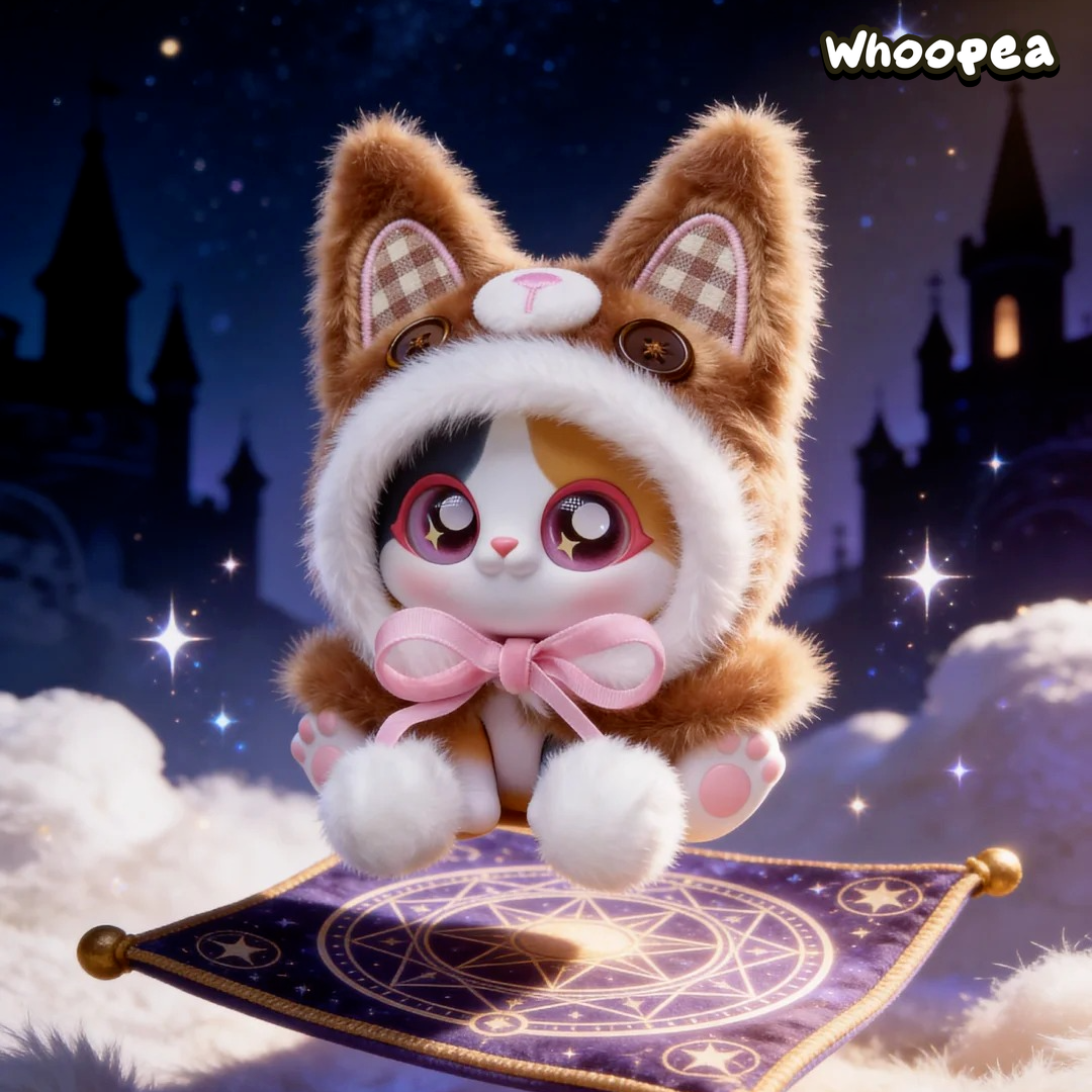 PICOCO Magic Cloak Cat Series Plush Pendant Blind Box