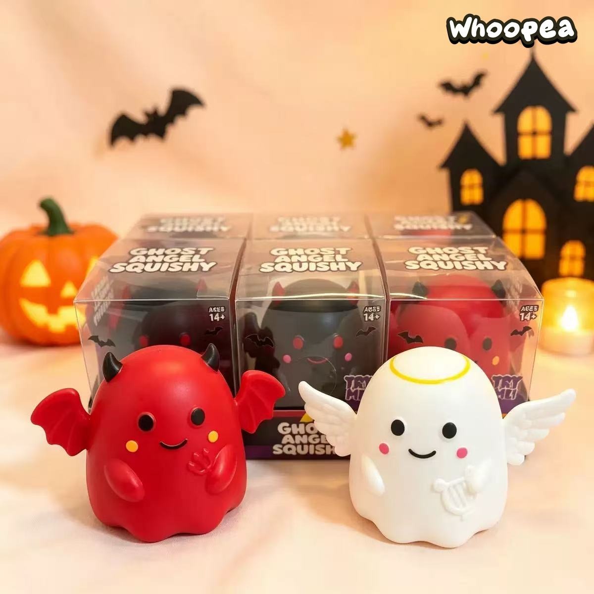 Halloween Angels & Devils Slow Rising TPR Squishy - Sensory Fidget Toy