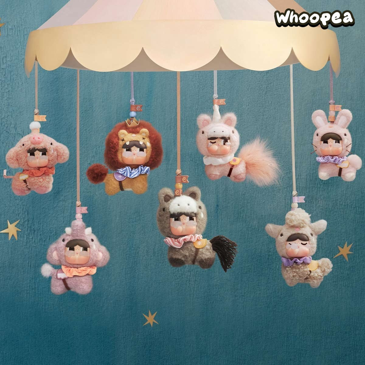 POP MART CRYBABY Crying Round n Round Series - Vinyl Plush Pendant Blind Box (PRE-ORDER)