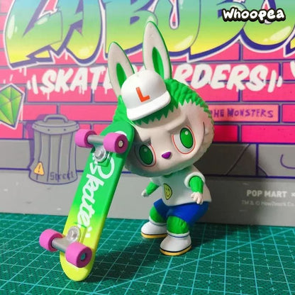 POP MART The Monsters Labubu Skateboarders Figurine, 2021 STS Exclusive