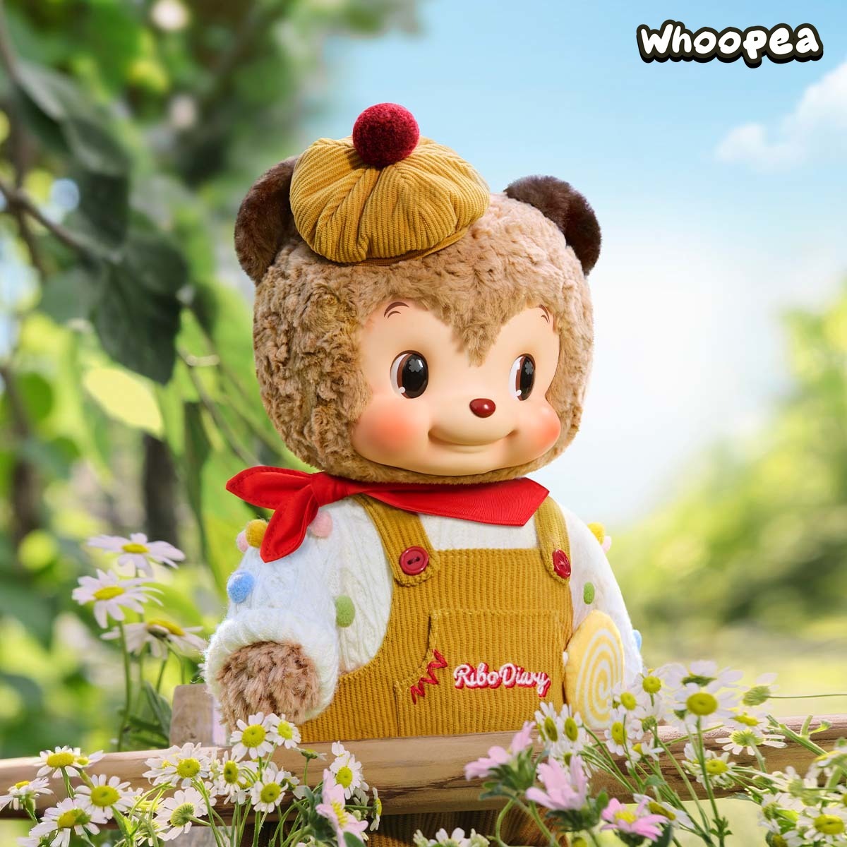 POP MART RiboDiary Forest Gathering Day Series Plush Doll Bag - Bearibo (PRE-ORDER)