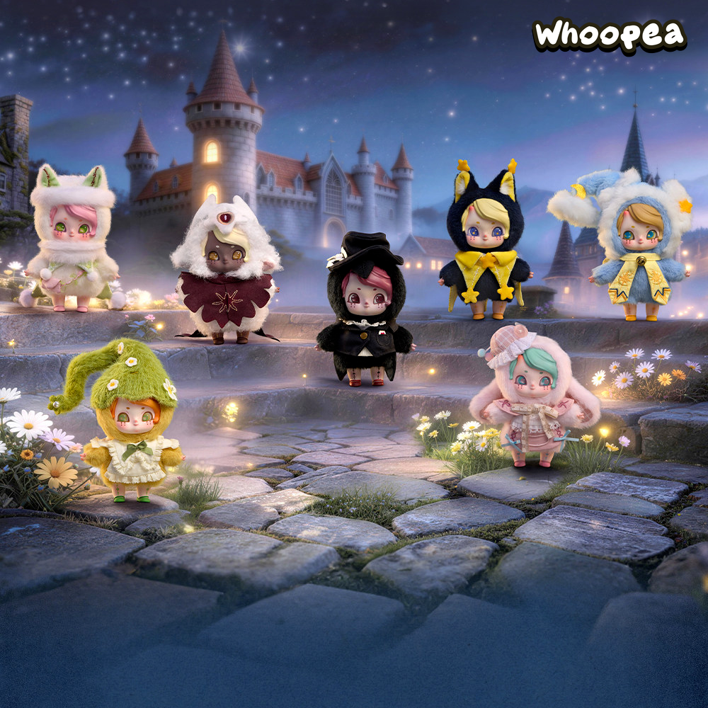 impopo pix Whispering Night Town Series Vinyl Plush Doll Blind Box