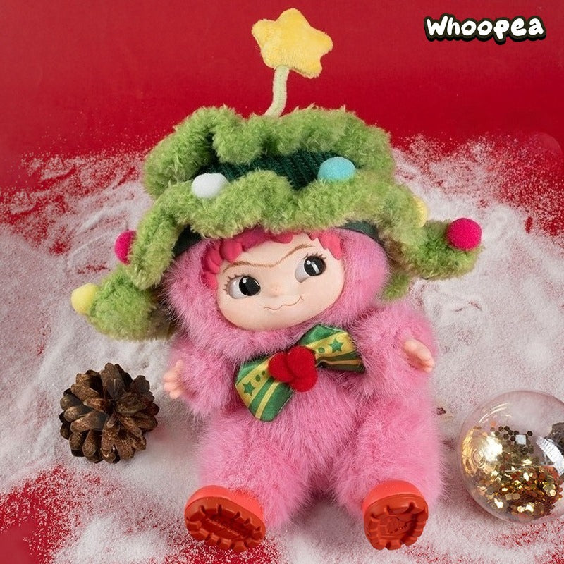 WAKUKU Santa Cutie in Pink Series Vinyl Plush Limited Figure