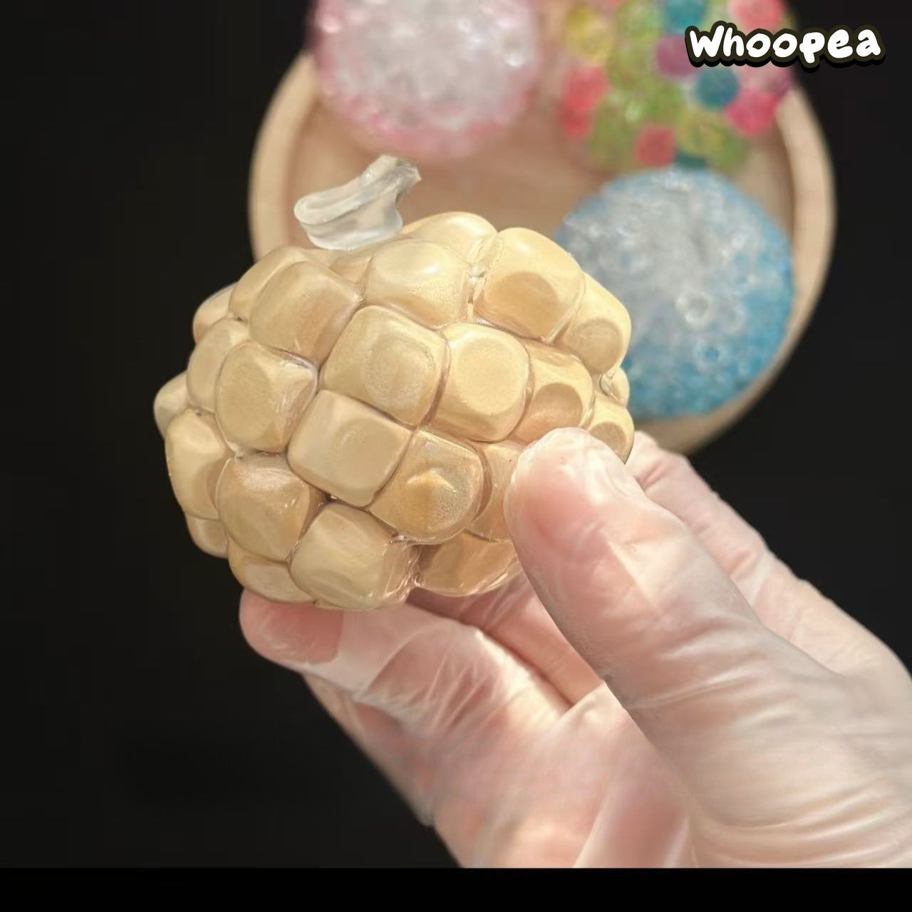 Handmade Crunchy Beads Filled Squishy Ball Collection  - Sensory Fidget Toy