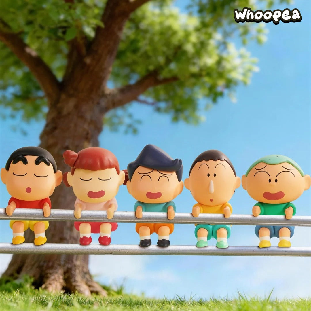 Crayon Shinchan Five Members Set Off Series Mini Figure Blind Box