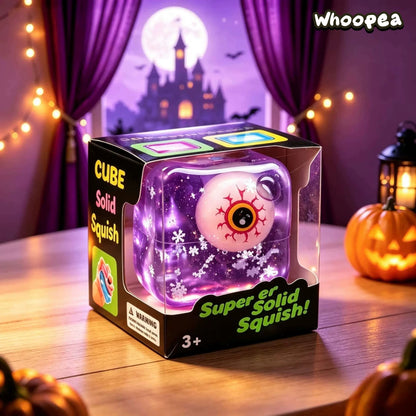 Halloween Crystal Slow Rising TPR Cube Squishy- Fidget Toy