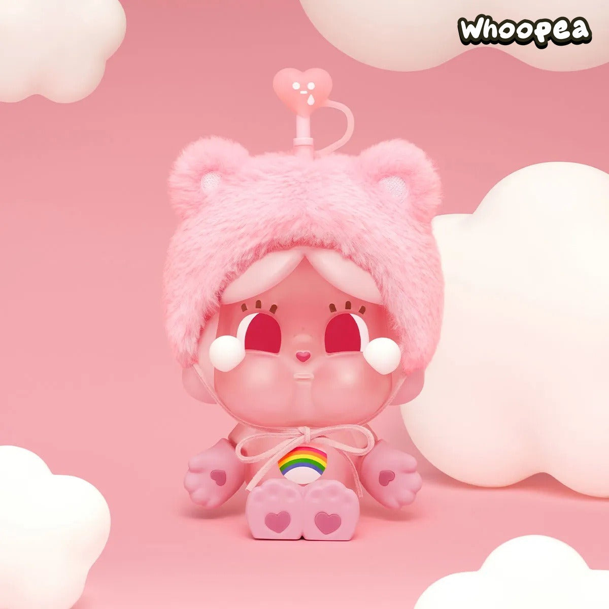 POP MART CRYBABY × Care Bears Series Glass Straw Cup (PRE-ORDER)