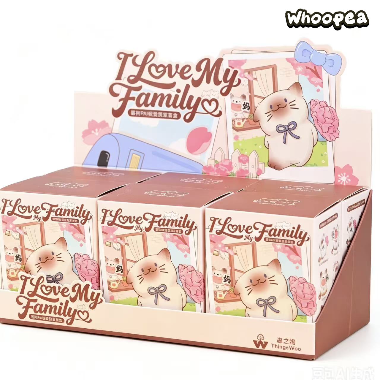 Cat Dog PAI I Love My Family Series Figure Blind Box