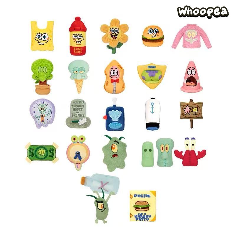 SpongeBob What's In Bikini Bottom Series Plush Sticker Blind Bag