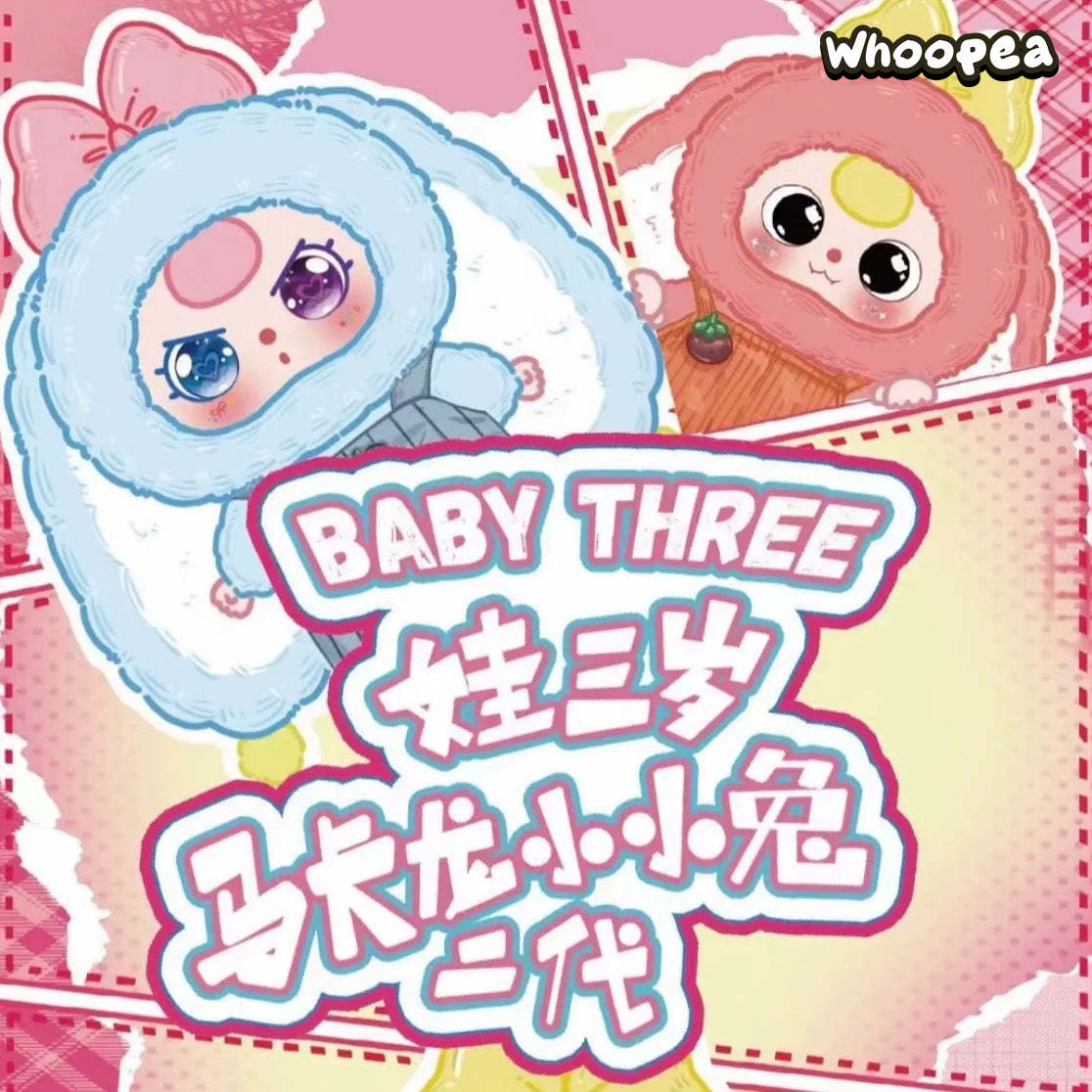 Baby Three V2 Rabbit Macaron Cute Bunny Plush Series Blind Box