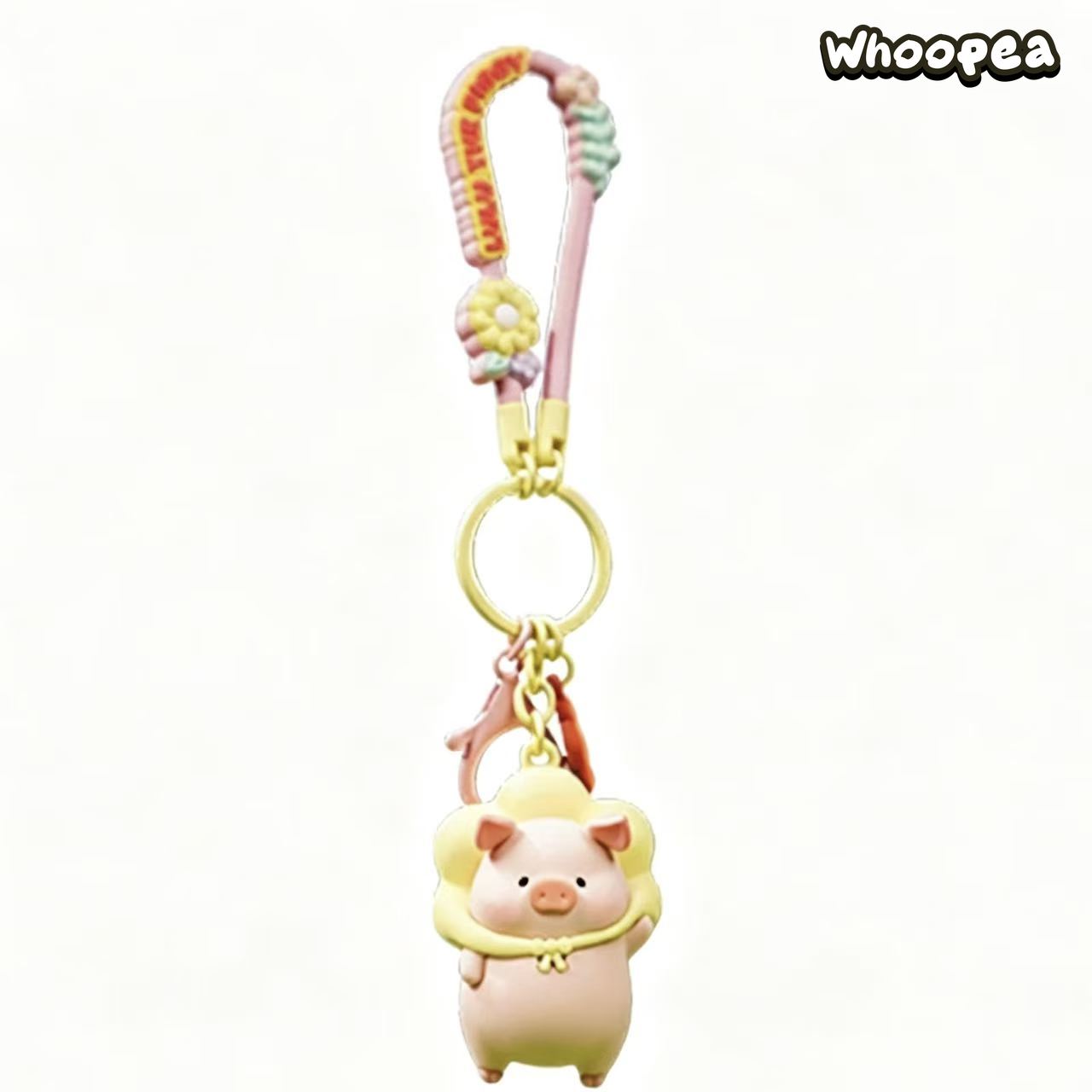 LuLu the Piggy Flower World Series Keychain Bag