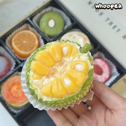 Realistic Fruit Soft Taba Squishy Collection- Sensory Fidget Toy