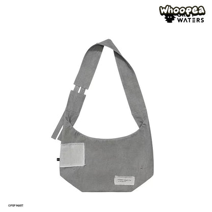POP MART Hirono Leah Dou Airborne Messenger Patchwork Bag