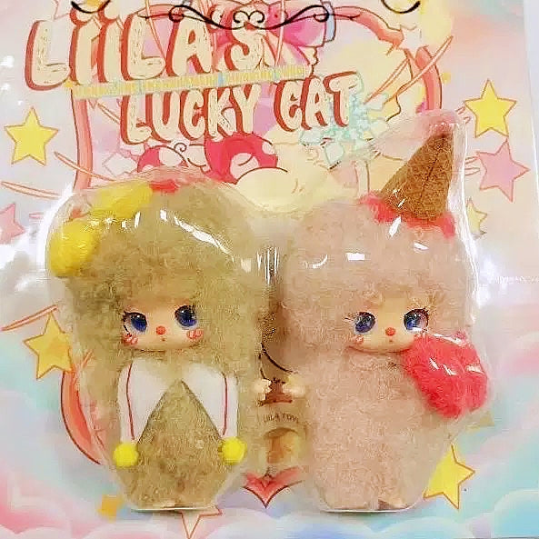 LiiLa's Lucky Cat V3 Series Plush Dolls Hanging Card