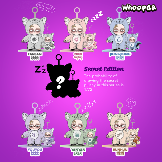 Sleepless Grumpipi Series Figures, Blind Box – WHOOPEA