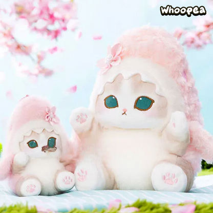 Mofusand Cherry Blossom Pink Series Plush Doll And Keychain