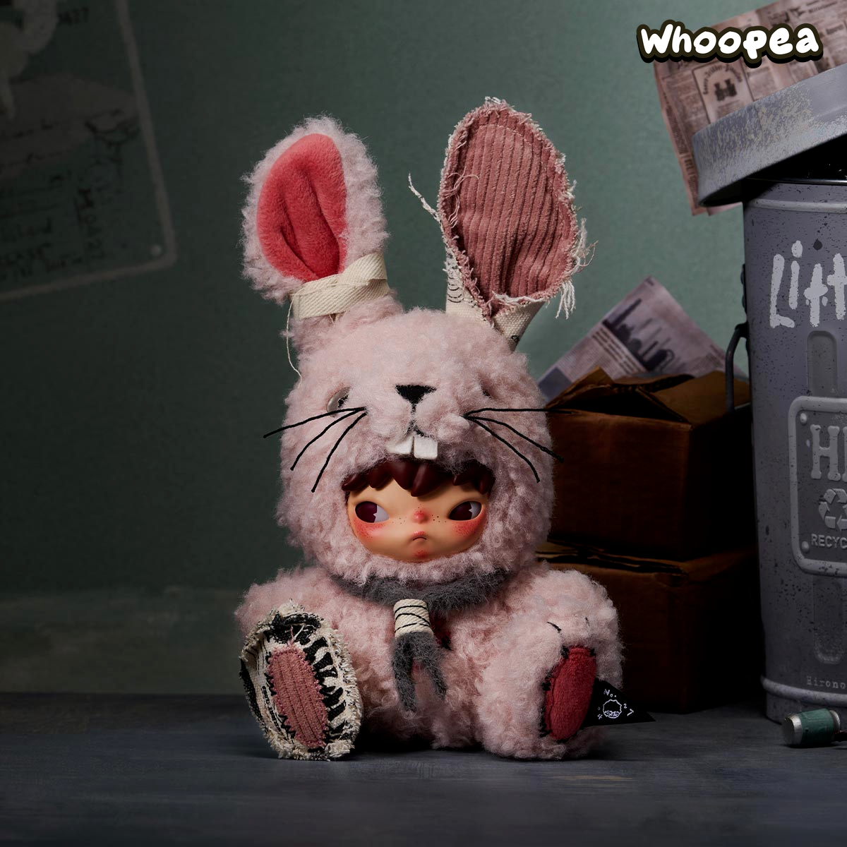 POP MART Hirono Little Hare Plush Doll Pendant – WHOOPEA