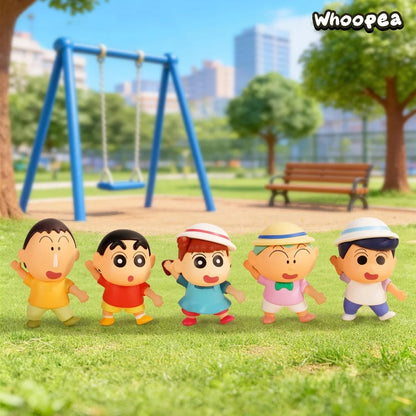 Crayon Shinchan Five Members Set Off Series Mini Figure Blind Box