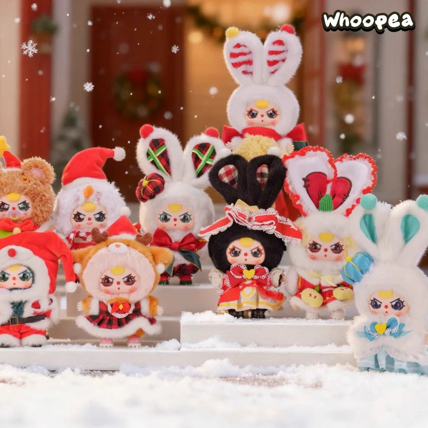 MayMei クリスマス　babythree ヘアピン✖️3おまけ付き Baby Three Merry Christmas Series Plush Blind Box – WHOOPEA