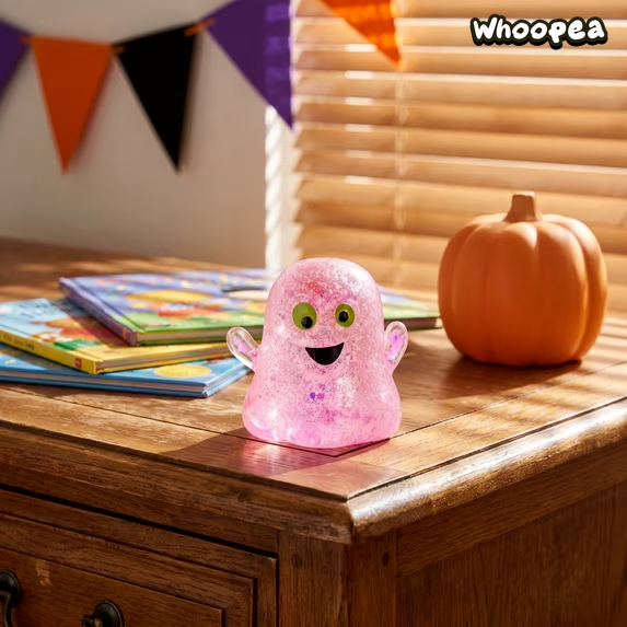 Halloween Glitter Ghost Slow Rising TPR Squishy - Sensory Fidget Toy