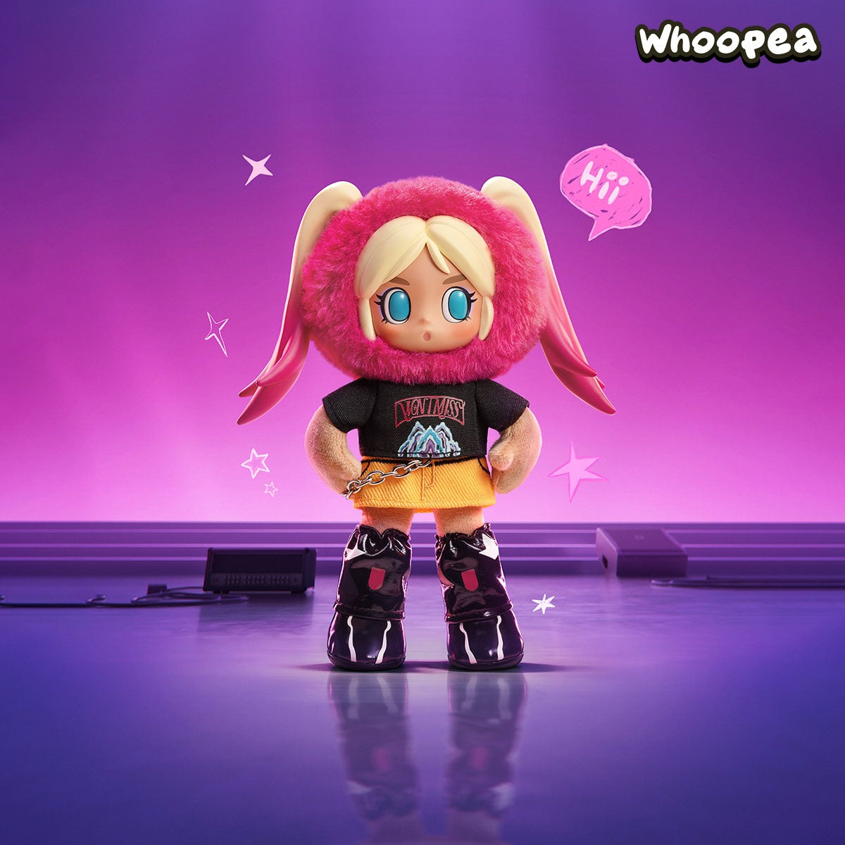 POP MART Peach Riot × KPop Demon Hunters Series Plush Doll Pendant Blind Box (PRE-ORDER)