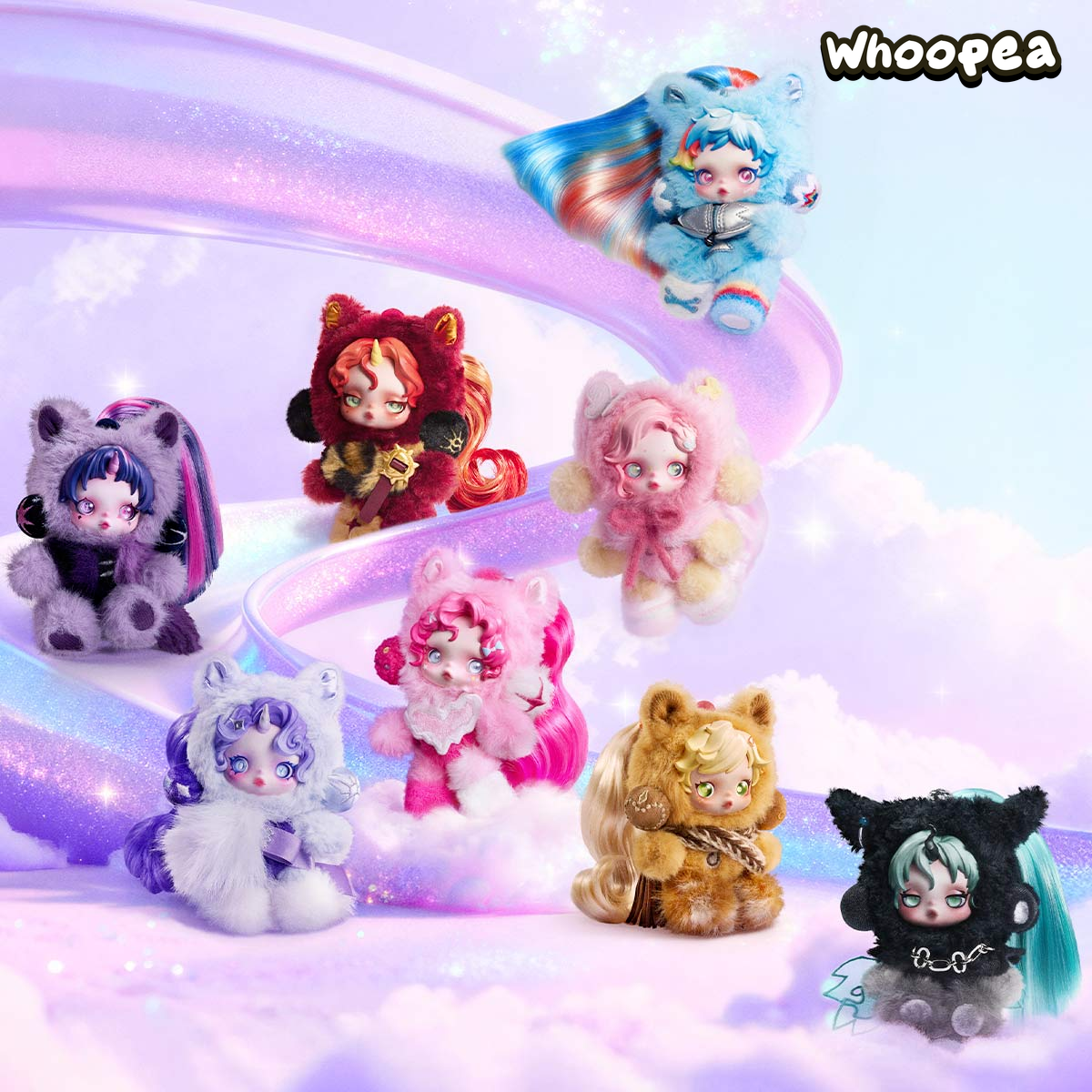 SKULLPANDA × My Little Pony Series Plush Blind Box – WHOOPEA SKULLPANDA × My Little Pony Series Plush Blind Box – WHOOPEA