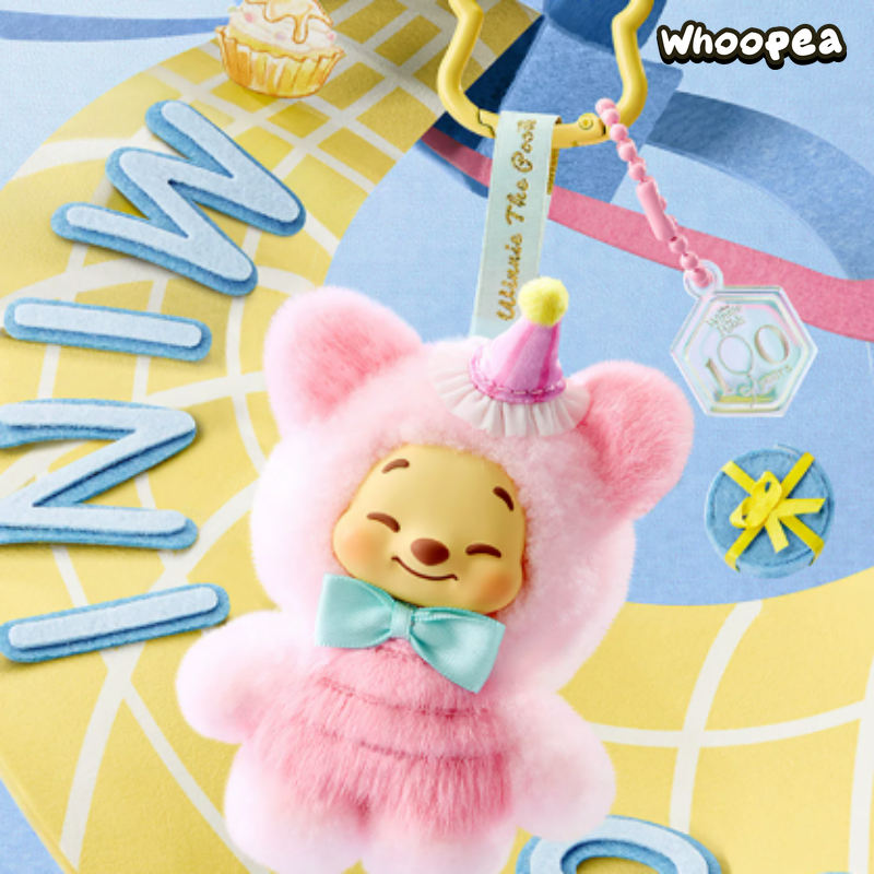 DSN Winnie the Pooh Naughty Party Series Vinyl Plush Pendant Blind Box