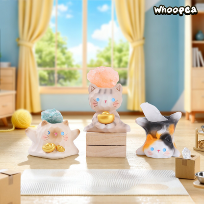 Meow And Meow Series Energy Crystal Mini Bean Blind Box