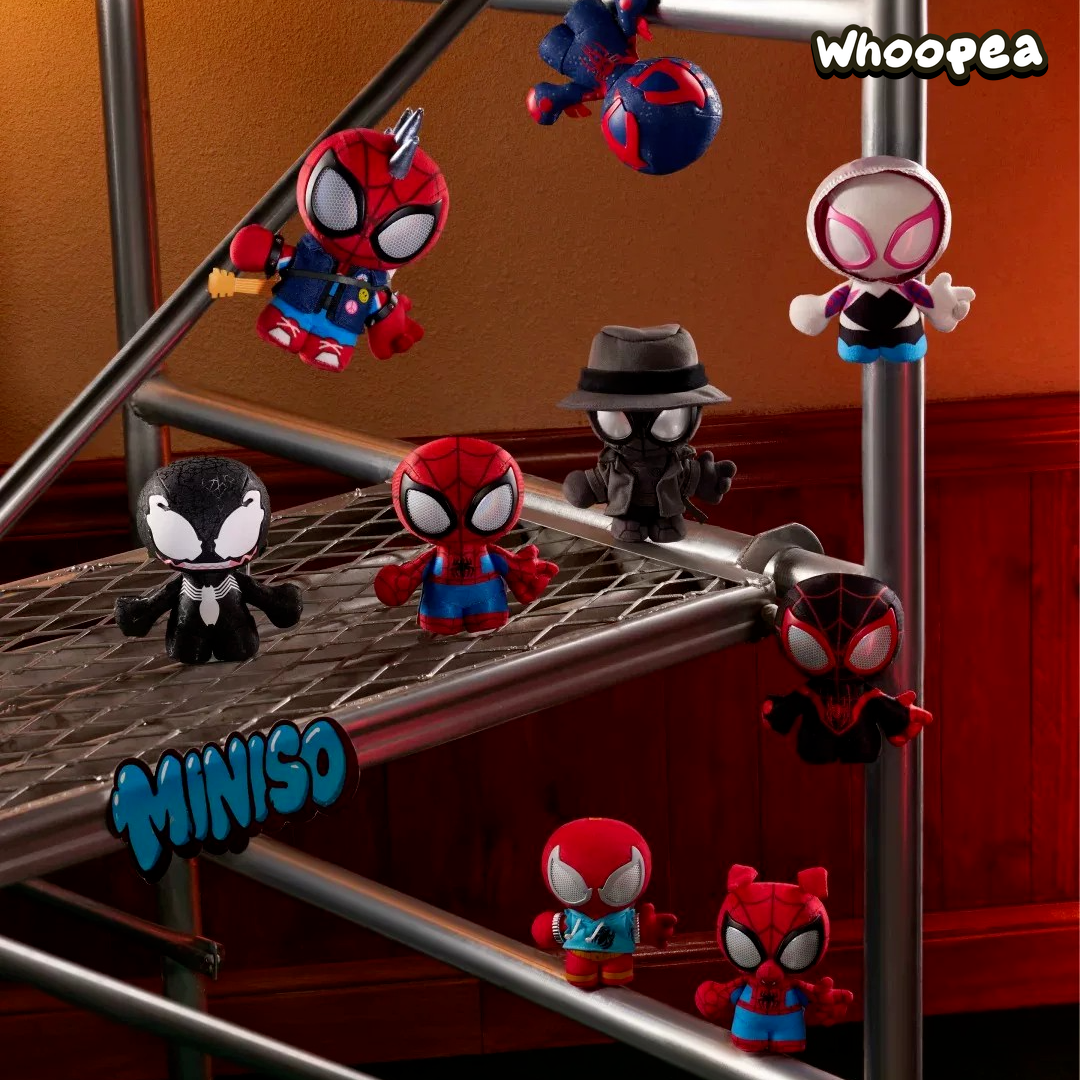 Marvel Spide Man Spider Sense Series Vinyl Face Plush Pendant Blind Box