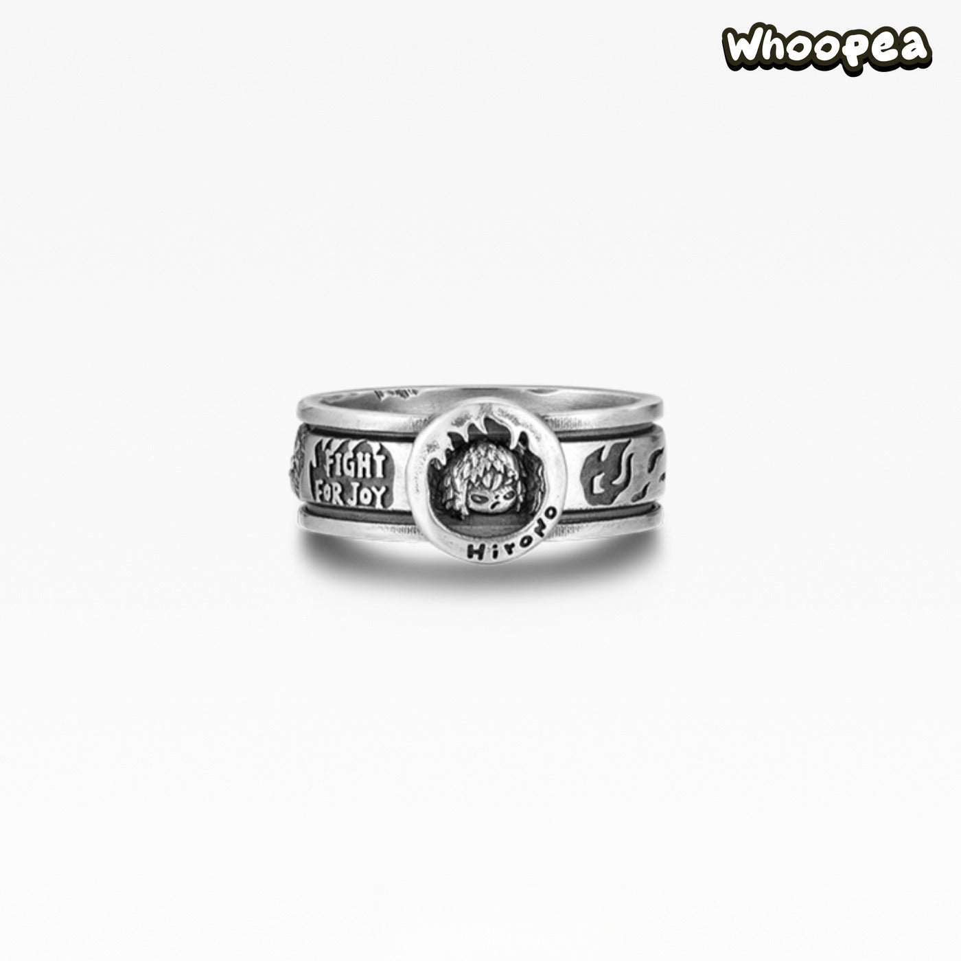 POPOP Jewelry HIRONO Fight for Joy Series Challenge Letter Ring