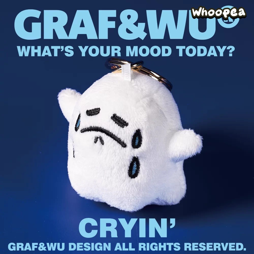 GRAF&WU What's Your Mood Today? Mini Series Ghosts Keychain Collection