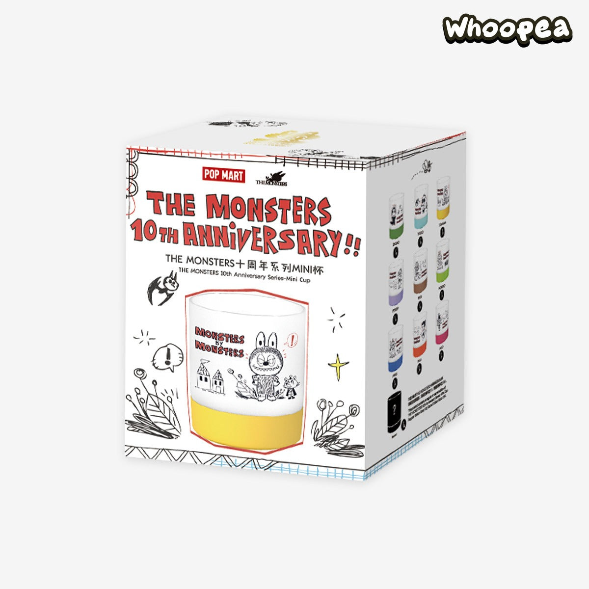 POP MART THE MONSTERS 10th Anniversary Series Mini Cup Blind Box