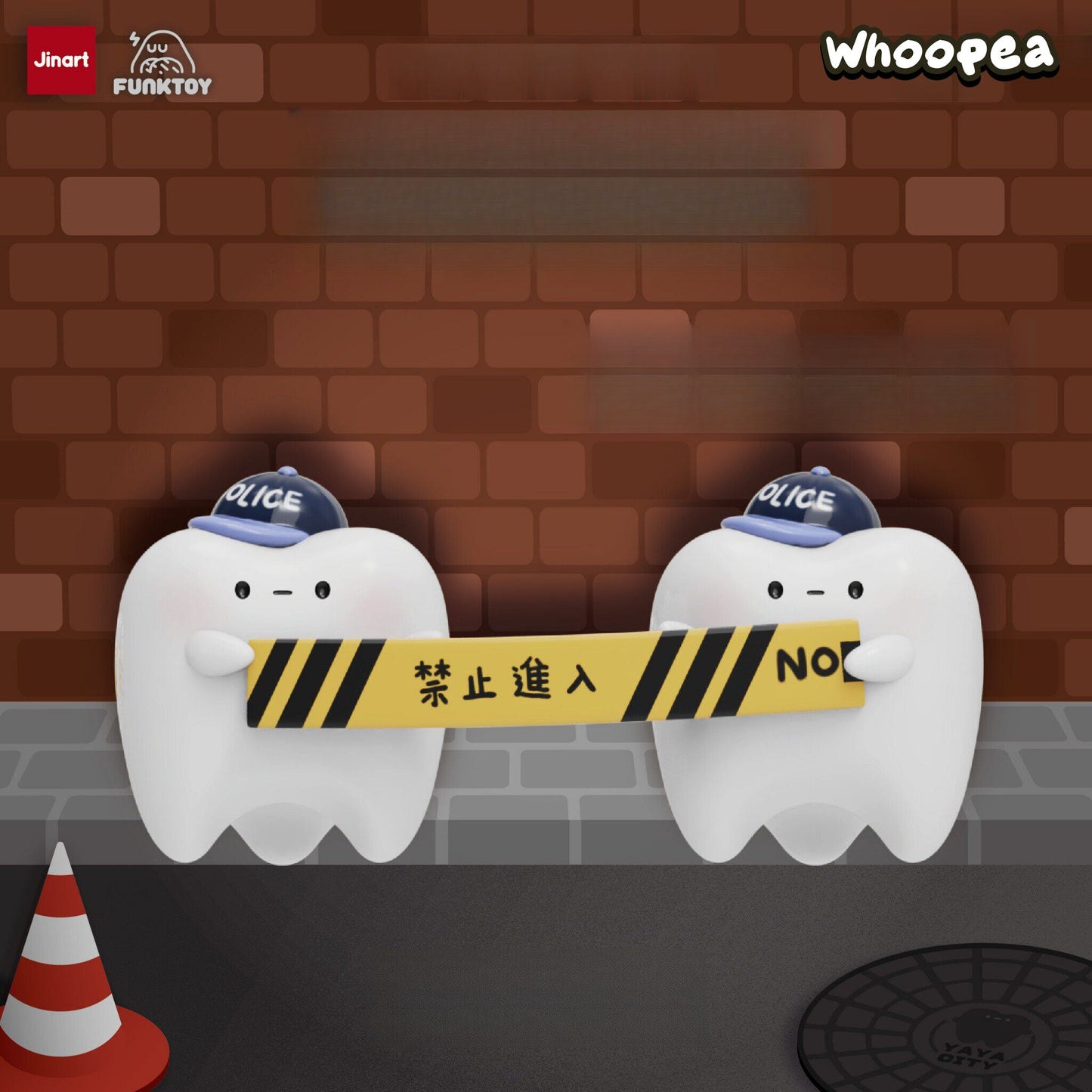 The Tooth Fairy 4 Detective Toothy Series Figure Blind Box