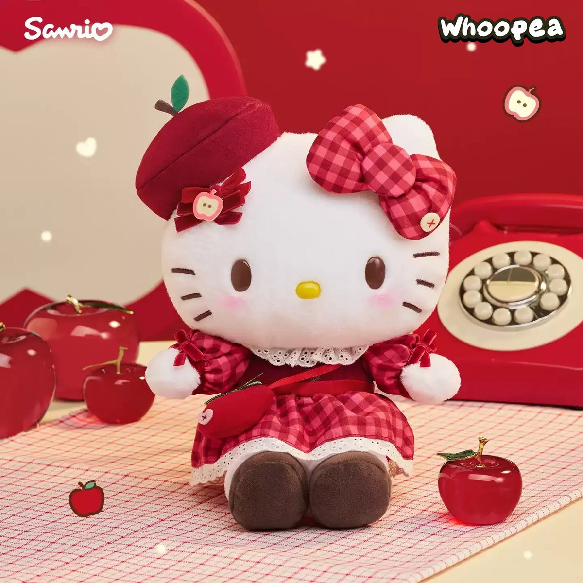 SANRI0 Sweet Autumn Apple Design Series Plush Pendant