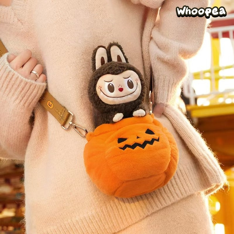 LABUBU Halloween Magic of Pumpkin Series Plush Mini Bag, POP LAND