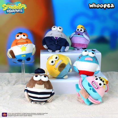 SpongeBob SquarePants Bikini Bottom Chubby Fish Series Plush Pendant Blind Box
