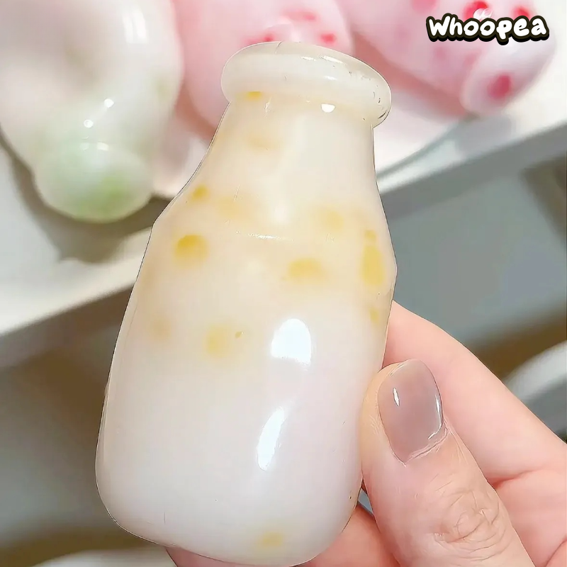 Fruit Milk Bottle Vanseline Slow Rising Squishy- Sensory Fidget Toy