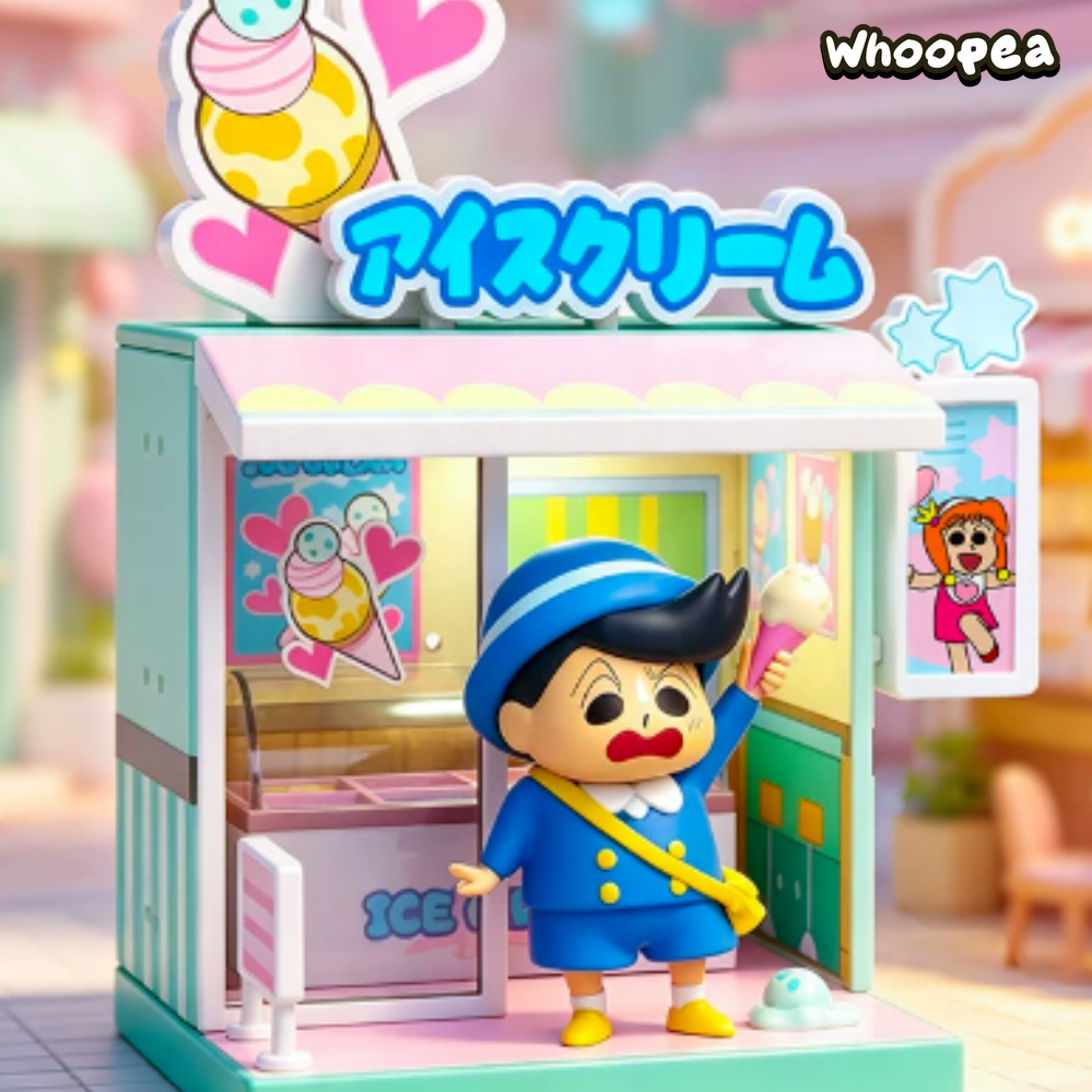 Crayon Shin-chan Kasukabe Mini Store Series Figures Blind Box