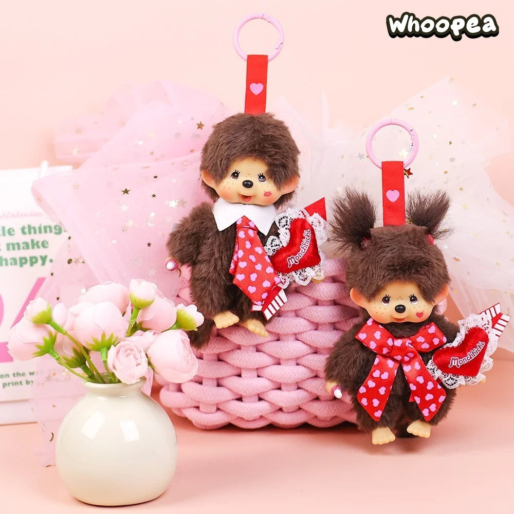 Monchhichi Kiss Love Series Plush Keychain – WHOOPEA